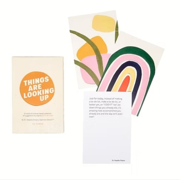Things Are Looking Up 52 Card Deck Inspire Optimism Dr Deepika Chopra New Sealed - Picture 7 of 9